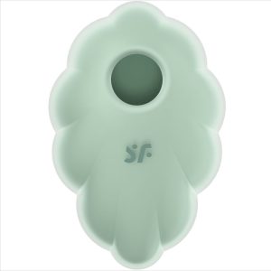 SATISFYER - CLOUD DANCER ŽALIAS ORO PULSŲ VIBRATORIUS
