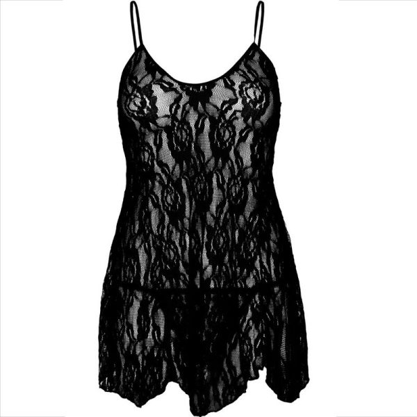 LEG AVENUE CHEMISES – leg avenue - naktinė su gėlėmis ir nėriniais - Image 3