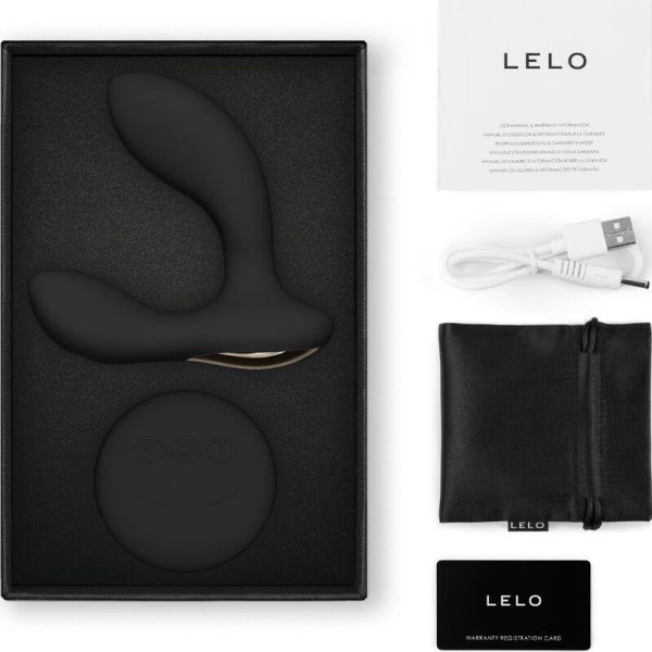 LELO – hugo 2 prostatos masažuoklis su nuotoliniu valdymu juodas - Image 2