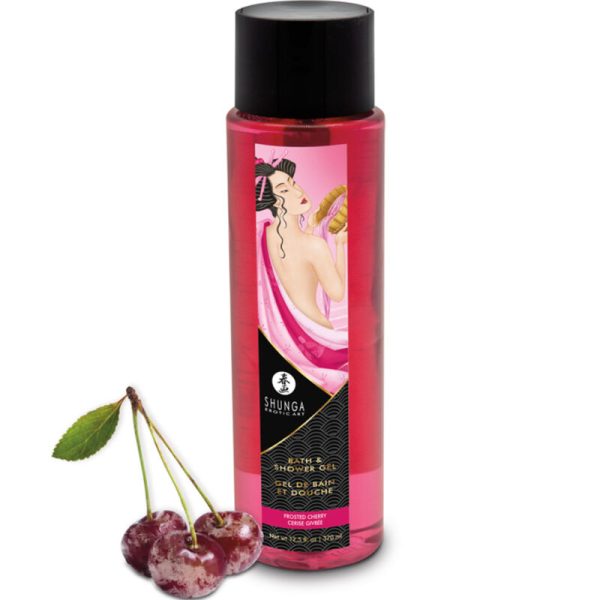 SHUNGA BATH EXPERIENCE – shunga - vonios ir dušo gelis šaldytos čeresnės 370 ml