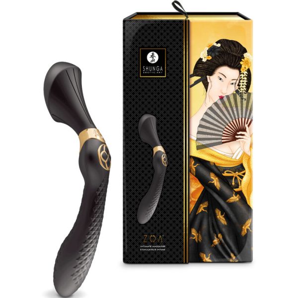 SHUNGA TOYS – shunga - zoa intymių masažuoklis juodas