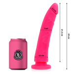 DELTA CLUB - Žaislas rožinis dildo 23 cm