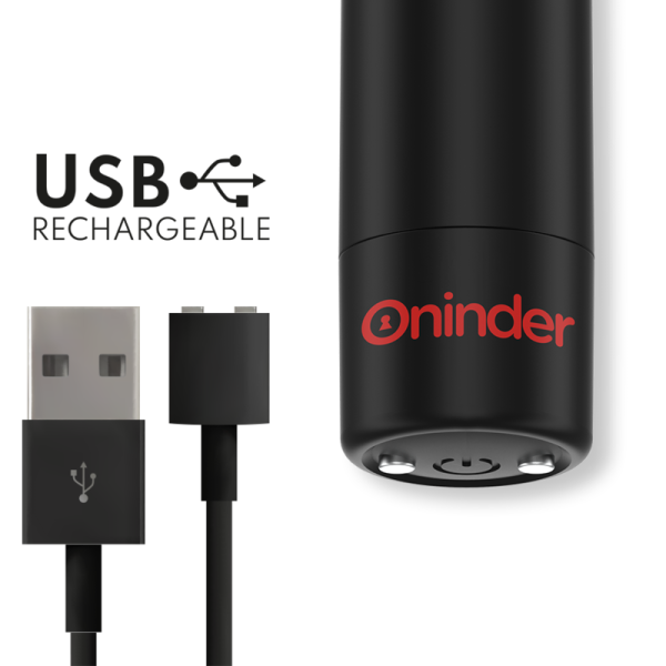 ONINDER - BERLIN VIBRATORIUS JUODAS 9 RĖŽIMAI - Image 3