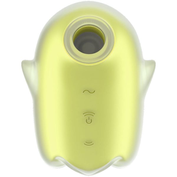 SATISFYER AIR PULSE – satisfyer - švytuoklis ghost air pulse & vibratorius geltonas - Image 2