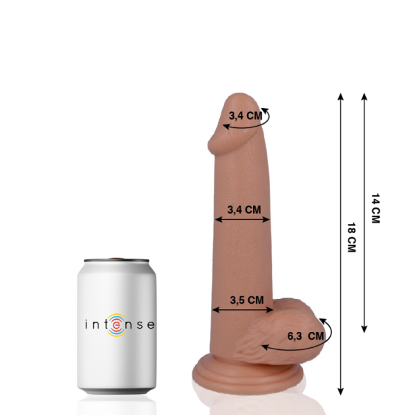 MR. INTENSE – mr intense - 10 realistiškas penisas 18 cm -o- 3.4 cm - Image 2