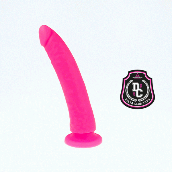 DELTACLUB – DELTACLUB - rožinis dildas medicininis silikonas 17 cm -o- 3 cm - Image 3