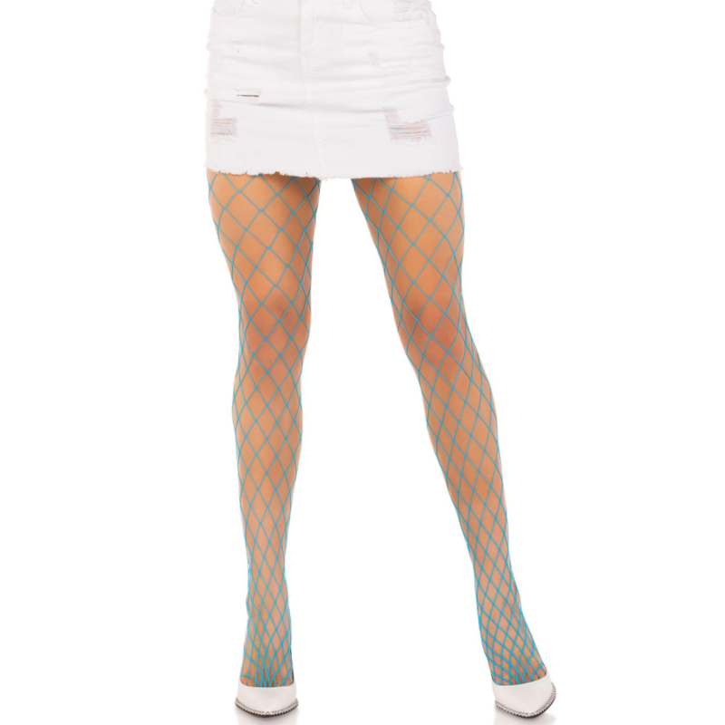 LEG AVENUE HOSIERY – leg avenue - deimantinės tinklinės pantyhos mėlynos
