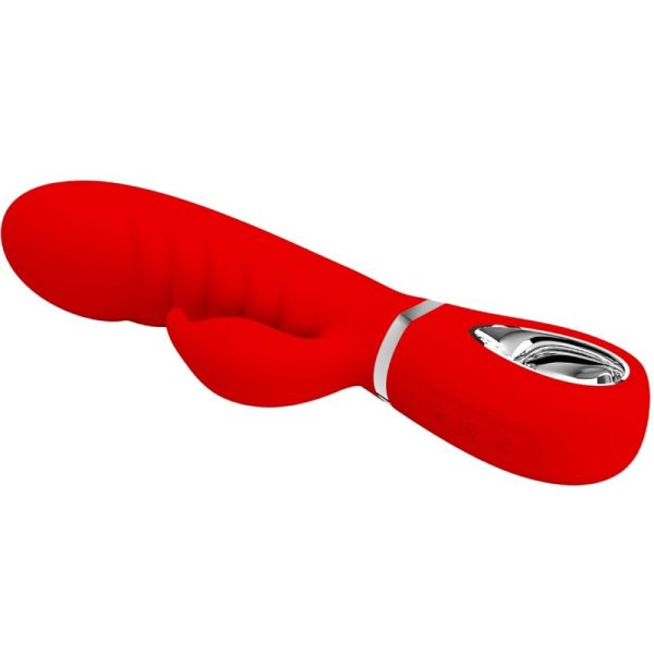 PRETTY LOVE FLIRTATION – pretty love - prescott multifunkcinis g-taško vibratorius raudonas - Image 3