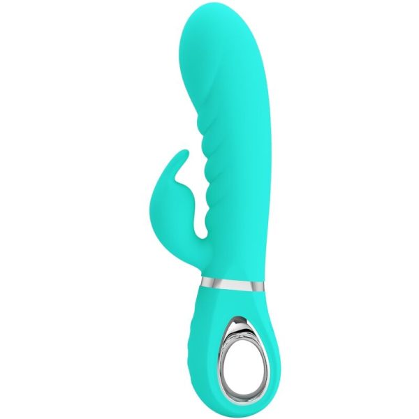PRETTY LOVE FLIRTATION – pretty love - prescott multifunkcinis g-taško vibratorius aqua žalias