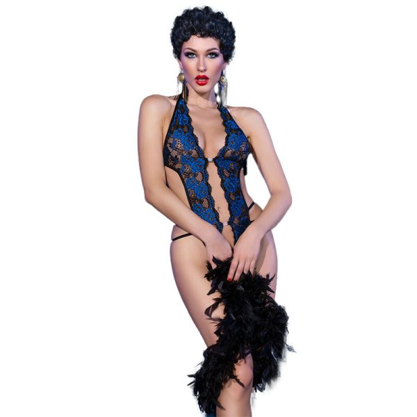CHILIROSE BODIES – chilirose - cr 4479 korsetas be klynės mėlynas s/m