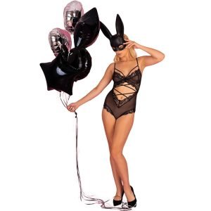LIVCO CORSETTI - KYLSSIAM Juodas Kūno Kostiumas L/XL