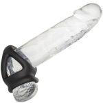 CALEXOTICS - ALPHA DUAL CAGE ŽIEDAS JUODAS