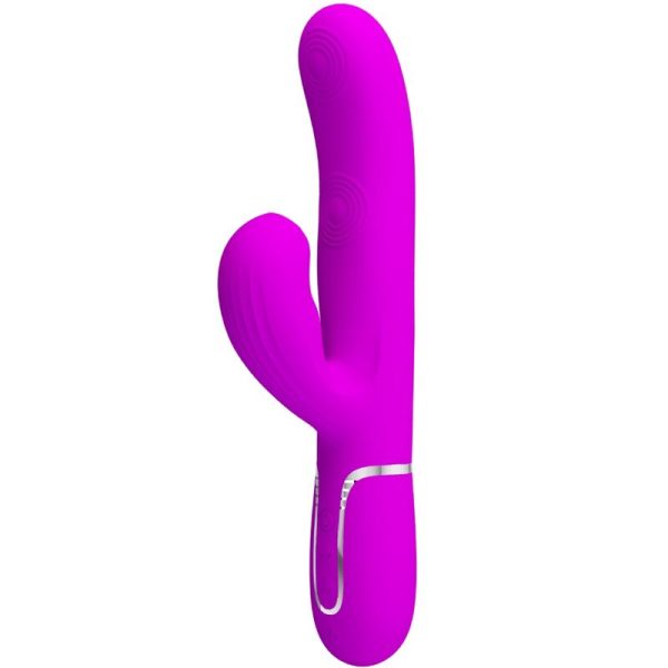 PRETTY LOVE FLIRTATION – pretty love - perlita multifunkcinis 3 in 1 g-spot vibratorius violetinis