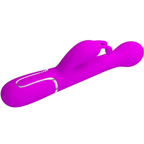 PRETTY LOVE FLIRTATION – pretty love - dejon triušio vibratorius 3 in 1 multifunkcinis violetinis - Image 3