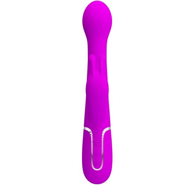 PRETTY LOVE FLIRTATION – pretty love - dejon triušio vibratorius 3 in 1 multifunkcinis violetinis - Image 2