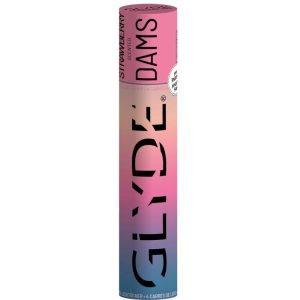 SHEER GLYDE – latex damai oraliniam seksu braškės