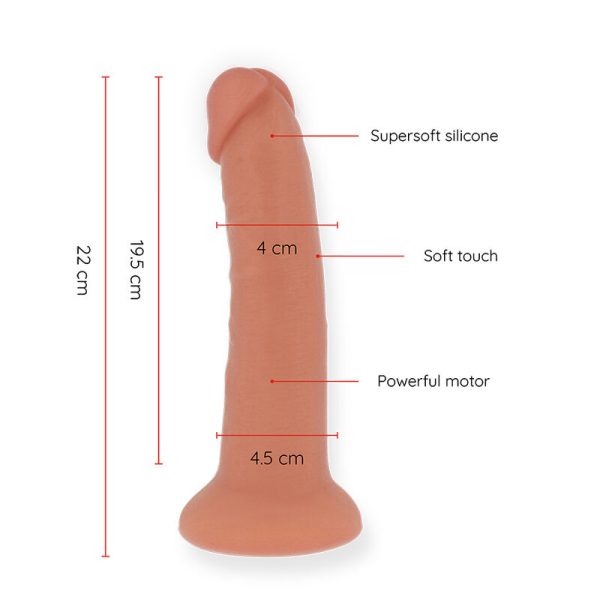 ONINDER - Bogota Dildo Vibratorius 9 Greičių 22cm - Image 3