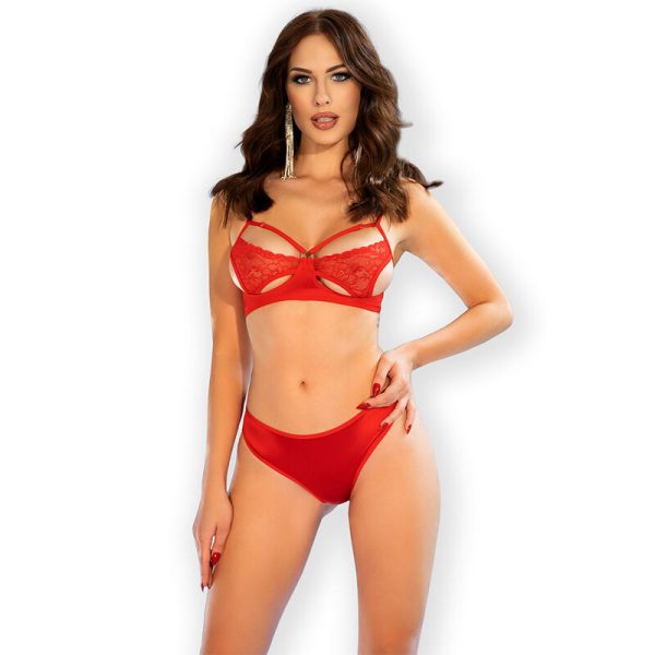 CHILIROSE SETS – chilirose - cr 4676 rinkinys dviem piečių raudonas