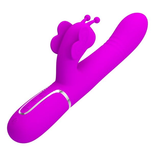 PRETTY LOVE - MULTIFUNKCINIS RABITAS 4 IN 1 FUCHSIA - Image 3