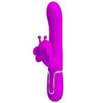 PRETTY LOVE - MULTIFUNKCINIS RABITAS 4 IN 1 FUCHSIA