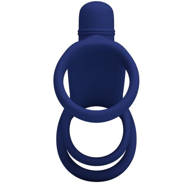 PRETTY LOVE MALE – pretty love - elish vibrating ring with extension mėlynas - Image 3