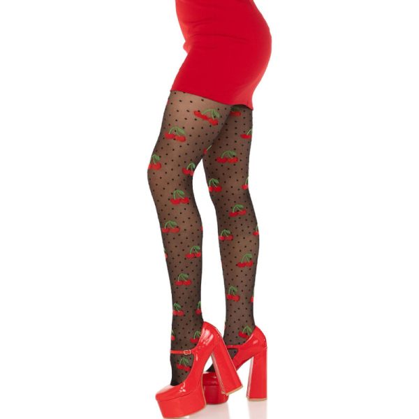 LEG AVENUE HOSIERY – leg avenue - juodasis čeresinis punštas - Image 3