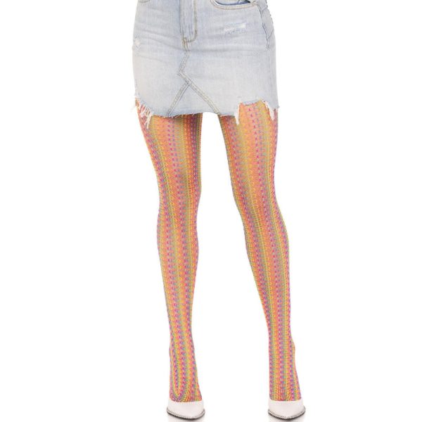 LEG AVENUE HOSIERY – leg avenue - daugiaspalvės nėriniuotos pėdkelnės