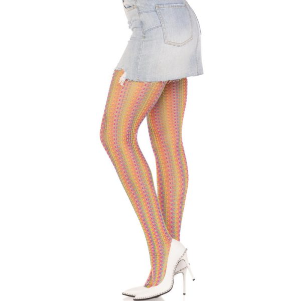 LEG AVENUE HOSIERY – leg avenue - daugiaspalvės nėriniuotos pėdkelnės - Image 3