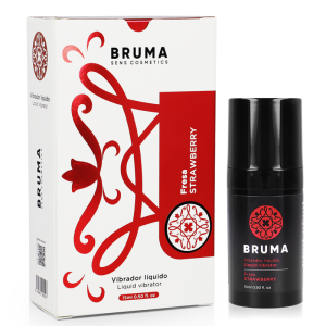 BRUMA - Skystas vibratorius su braškių skoniu 15 ml