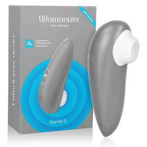 WOMANIZER – starlet 3 kliutoriaus stimuliatorius pilkas