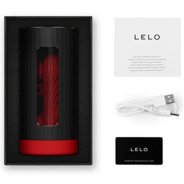 LELO – f1s v3 vyrų masturbatorius raudonas xl - Image 3
