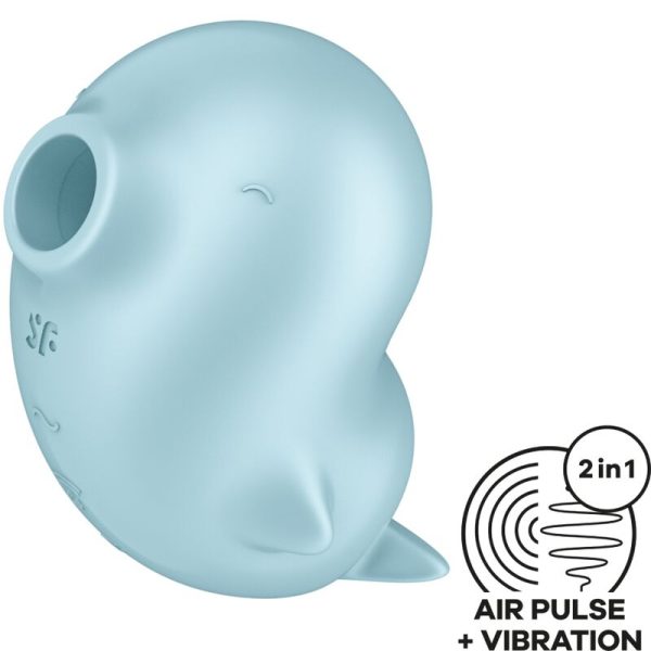 SATISFYER AIR PULSE – satisfyer - žavus antinis stimuliatorius ir vibratorius mėlynas - Image 2
