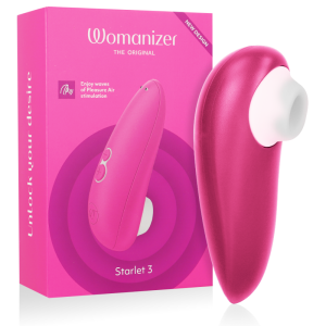 WOMANIZER – starlet 3 kliutorinis stimuliatorius rožinis