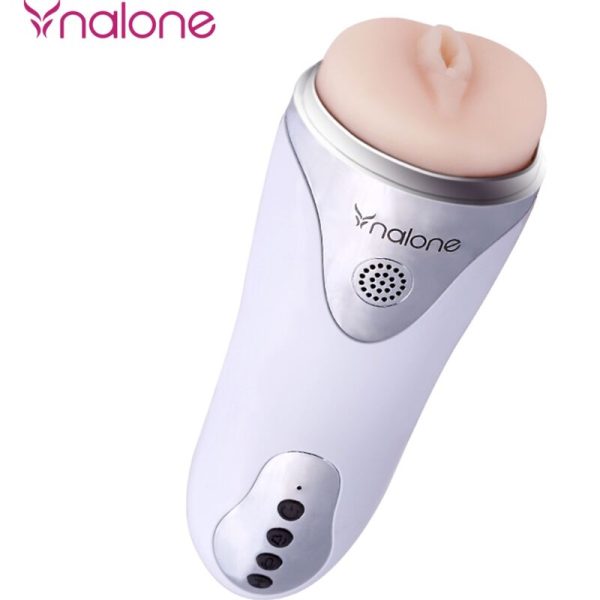NALONE – magiškas masturbatorius su vibracija baltai - Image 2