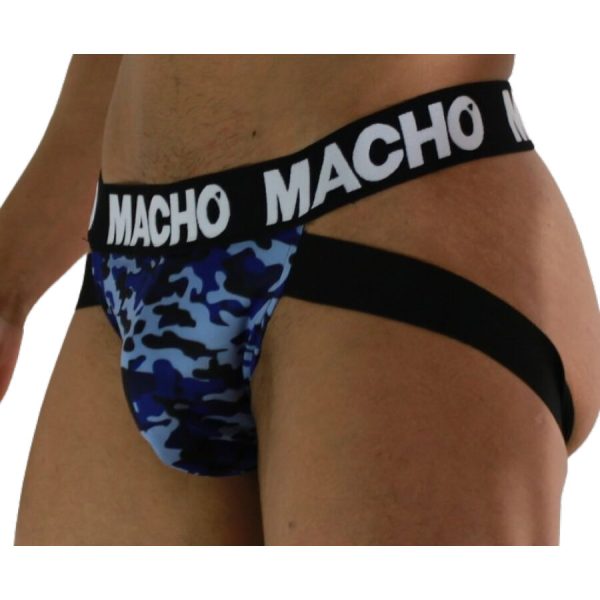 MACHO UNDERWEAR – macho - mx28ma jockstrap karinis mėlynas m - Image 2