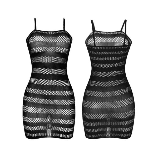 SUBBLIME DRESSES – subblime - 951733 tinklinis suknelė su juodomis juostomis vienas dydis - Image 3