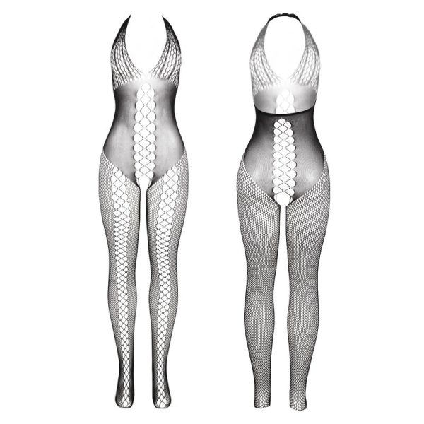 SUBBLIME BODYSTOCKINGS – subblime - 951832 bodystockingas su atviromis nugarais ir kryžminiais detalėmis juodas vienas dydis - Image 3