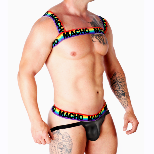 MACHO UNDERWEAR – macho - dvigubas diržas pride limited - Image 2