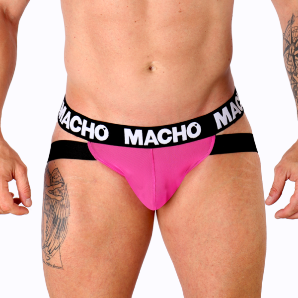 MACHO UNDERWEAR – macho - mx28fr jock pink neon l