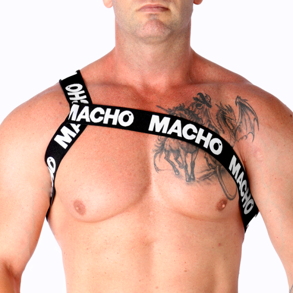 MACHO UNDERWEAR – macho - romėniškas diržas balta l/xl