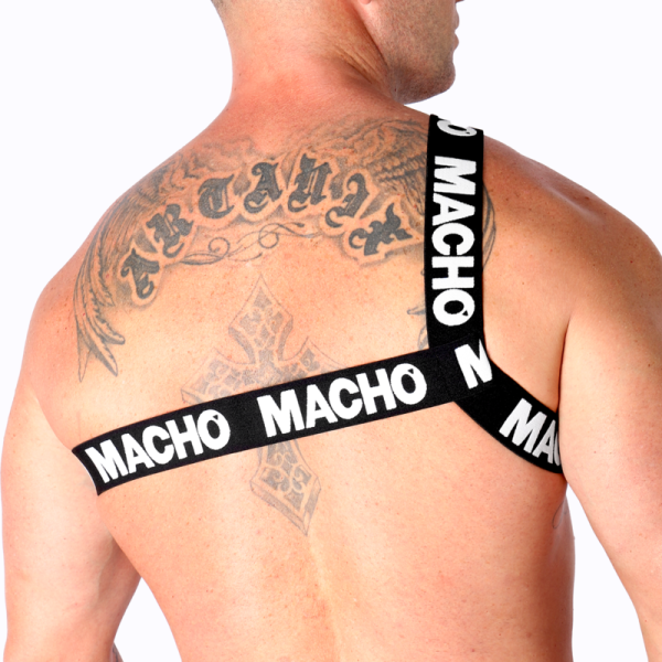 MACHO UNDERWEAR – macho - romėniškas diržas balta l/xl - Image 3