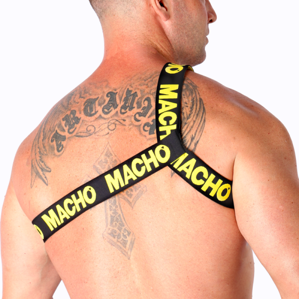MACHO UNDERWEAR – macho - romėniškas diržas geltonas l/xl - Image 3