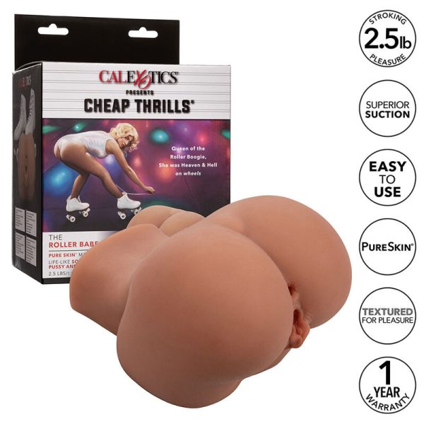 CALEXOTICS – dvigubas realistiškas masturbatorius roller babe - Image 2