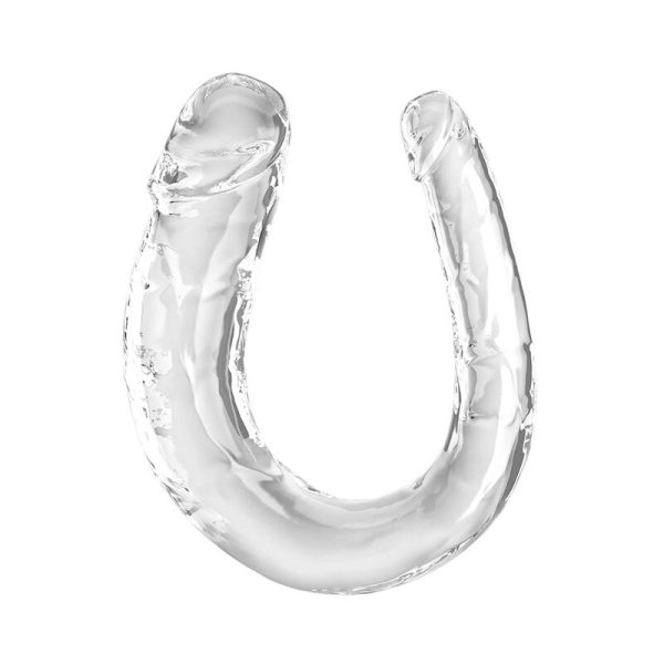 KING COCK – dublinis džiaugsmas dublinis dildas 33 cm aiškus