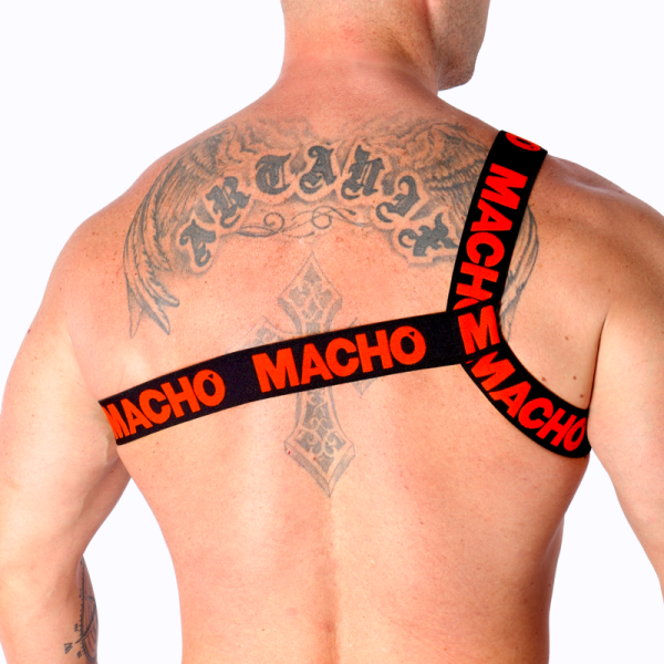 MACHO UNDERWEAR – macho - romėniškas diržas raudonas s/m - Image 3