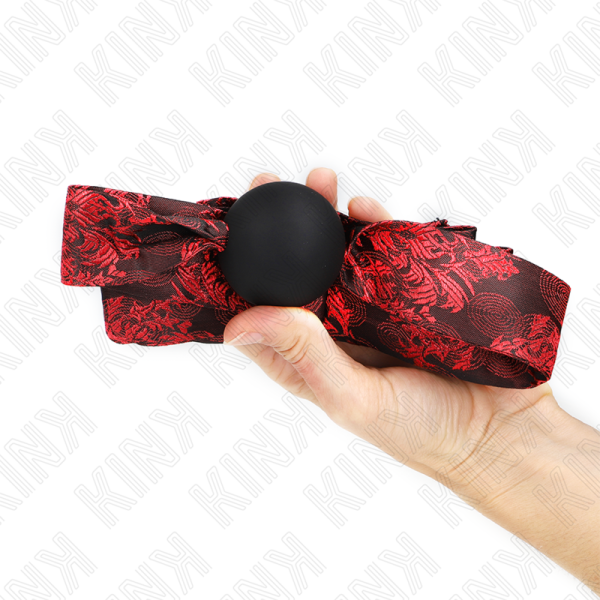 KINK COLLAR & GAG – kink - skandalas silikoninis kamštis 4.5 cm modelis 2 146 x 4 cm - Image 2