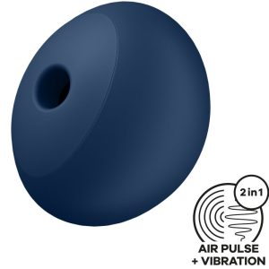 SATISFYER AIR PULSE – satisfyer - air power 4 stimuliatorius ir vibratorius 12 vibracijų mėlynas