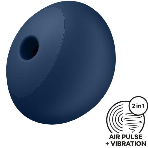 SATISFYER AIR PULSE – satisfyer - air power 4 stimuliatorius ir vibratorius 12 vibracijų mėlynas