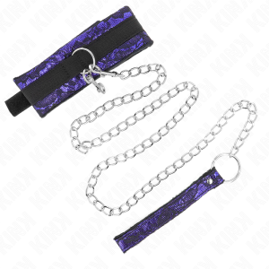Aksominis karoliai su diržu KINK COLLAR & GAG