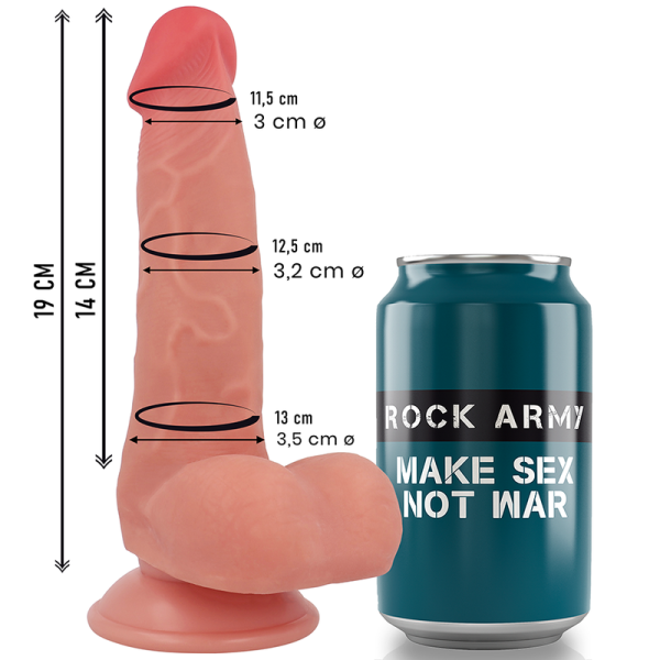 ROCK ARMY – rockarmy - skystas silikonas lapė 19 cm -o- 3.2 cm - Image 3